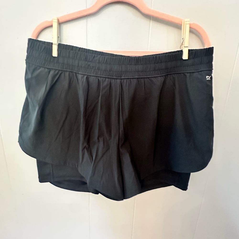 DSG Black Womens Shorts 2 in 1